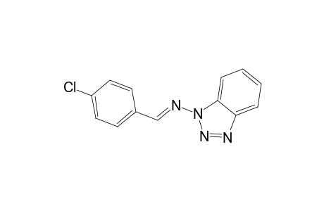 1H-Benzotriazole, 1-[(p-chlorobenzylidene)amino]-