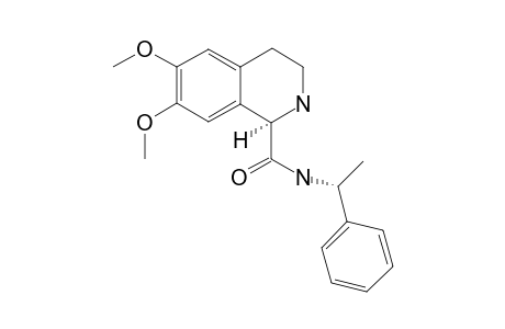 6,7-Dimethoxy-1-[N-(1-phenylethyl)amido]-1,2,3,4-tetrahydroisoquinoline isomer