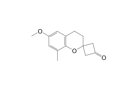 6-Methoxy-8-methylspiro[chromane-2,1'-cyclobutan]-3'-one