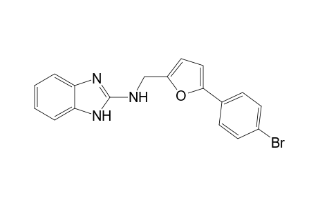 1H-benzimidazol-2-amine, N-[[5-(4-bromophenyl)-2-furanyl]methyl]-