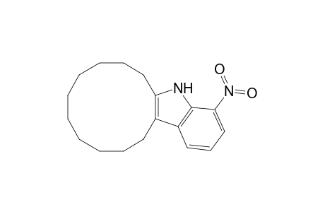 5H-Cyclododec[b]indole, 6,7,8,9,10,11,12,13,14,15-decahydro-4-nitro-