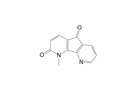 1-Methyl-cyclopenta(2,1-B:3,4-B')dipyridine-2,5-dione
