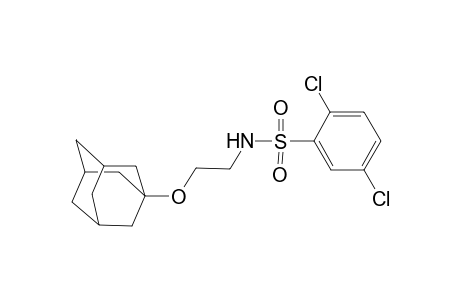 N-[2-(1-adamantyloxy)ethyl]-2,5-dichlorobenzenesulfonamide