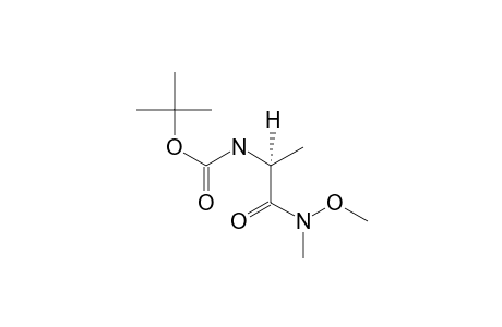 tert-Butyl (1S)-2-[methoxy(methyl)amino]-1-methyl-2-oxoethylcarbamate