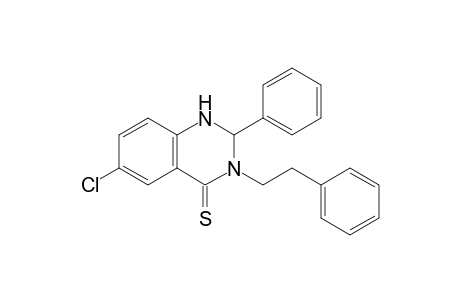 6-Chloro-3-phenethyl-2-phenyl-1,2-dihydroquinazoline-4-thione