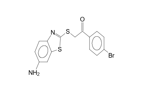 2-[(6-amino-1,3-benzothiazol-2-yl)sulfanyl]-1-(4-bromophenyl)ethanone
