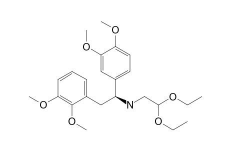 (1S)-N-(2,2-diethoxyethyl)-2-(2,3-dimethoxyphenyl)-1-(3,4-dimethoxyphenyl)ethanamine