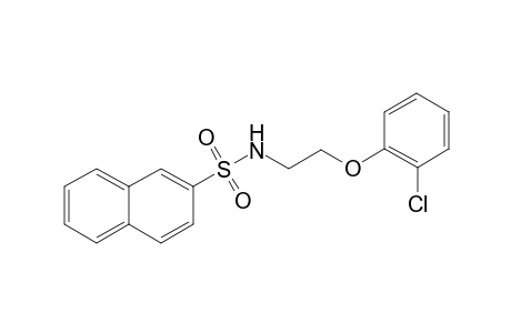 2-naphthalenesulfonamide, N-[2-(2-chlorophenoxy)ethyl]-