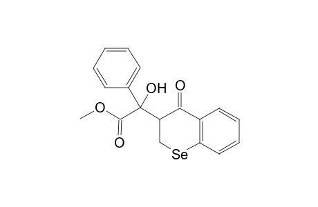 Methyl 1-hydroxy-1-[4'-(oxoseleno)chroman-3'-yl]-1-phenylacetate