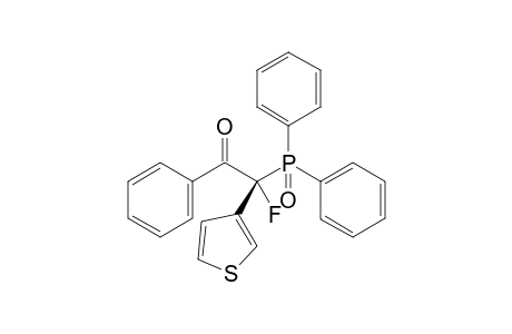 (2S)-2-diphenylphosphoryl-2-fluoro-1-phenyl-2-(3-thienyl)ethanone