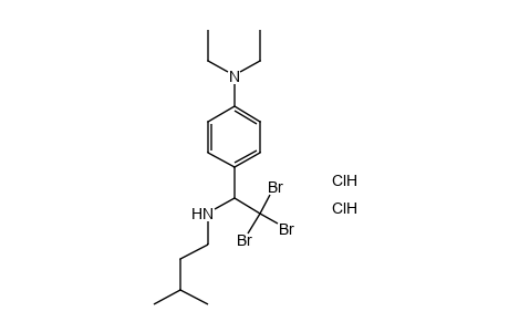 N^4,N^4-diethyl-N^alpha-isopentyl-alpha-(tribromomethyl)toluene-alpha,4-diamine, dihydrochloride