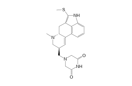 8.beta.-(3,5-Dioxopiperazin-1-ylmethyl)-2-methylthio-9,10-didehydro-6-methylergoline