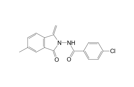 4-Chloro-N-(5-methyl-1-methylene-3-oxoisoindolin-2-yl)benzamide