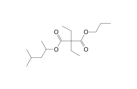 Diethylmalonic acid, 4-methylpent-2-yl propyl ester