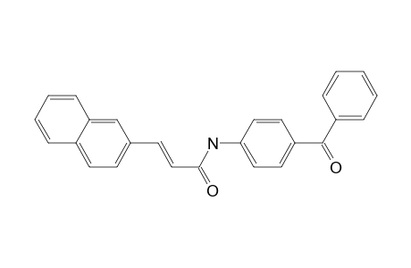 (E)-3-naphthalen-2-yl-N-[4-(phenylcarbonyl)phenyl]prop-2-enamide