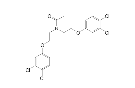 N,N-bis[2-(3,4-dichlorophenoxy)ethyl]propionamide