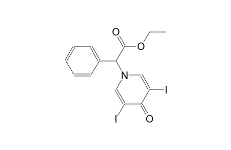 3,5-diiodo-4-oxo-alpha-phenyl-1(4H)-pyridineacetic acid, ethyl ester