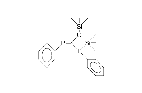 phenyl-(phenylphosphanylidene-trimethylsilyloxymethyl)-trimethylsilylphosphane