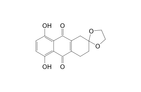 5,8-Dihydroxy)-2,2-(ethylenedioxy)-1,2,3,4-tetrahydro0-9,10-anthraquinone