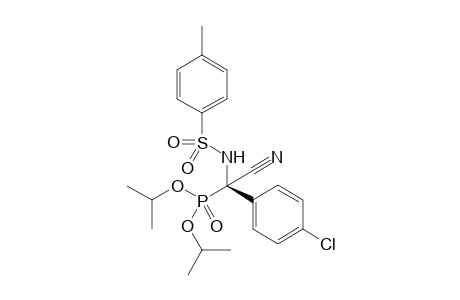 (S)-diisopropyl (4-chlorophenyl)(cyano)(4-methylphenylsulfonamido)methylphosphonate