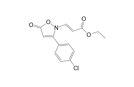 ethyl (E)- 3-{3-(4-chlorophenyl)-5-oxo-2,5-dihydroisoxazol-2-yl}propenoate