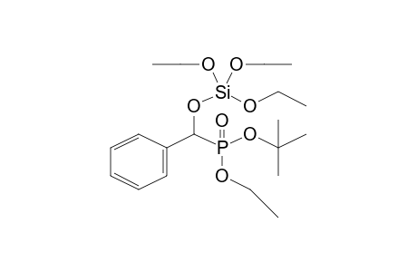 Phosphonic acid, [.alpha.-tris(ethoxy)silyloxy]benzyl, (t-butyl)(ethyl) ester
