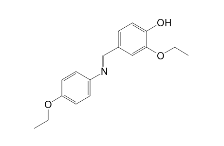 2-ethoxy-4-[N-(p-ethoxyphenyl)formimidoyl]phenol