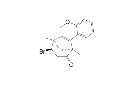 (1S,4R,5R)-4-Bromo-1,5-dimethyl-7-(2-methoxyphenyl)bicyclo[3.2.1]oct-6-en-2-one