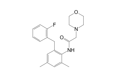 N-(2-(2-Fluorobenzyl)-4,6-dimethylphenyl)-2-morpholinoacetamide