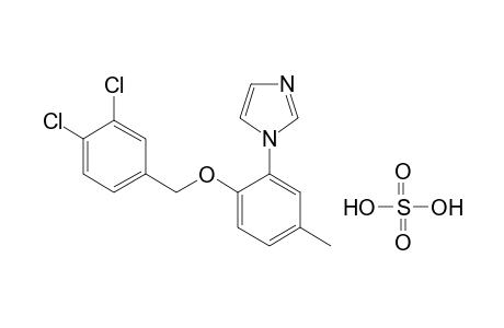 1-{6-[(3,4-dichlorobenzyl)oxy]-m-tolyl}imidazole, sulfate(1:1)