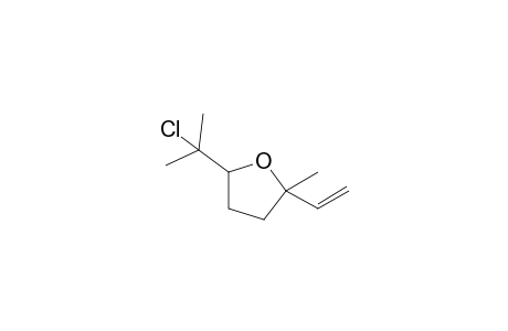 5-(1'-Chloro-1'-methyl)ethyl-2-methyl-2-vinyltetrahydrofuran