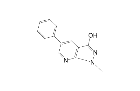 1-methyl-5-phenyl-1H-pyrazolo[3,4-b]pyridin-3-ol