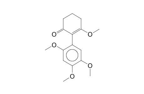 2-Cyclohexen-1-one, 3-methoxy-2-(2,4,5-trimethoxyphenyl)-