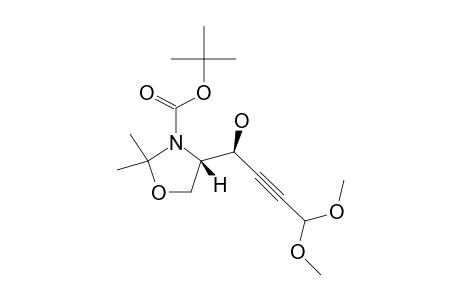 1,1-Dimethylethyl[S-(R(*),S(*)]-4-(1-Hydroxy-4,4-dimethoxy-2-butynyl)-2,2-dimethyl-3-oxazolidinecarboxylate