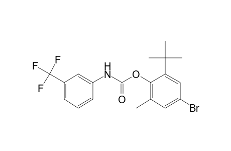 m-(trifluoromethyl)carbanilic acid, 4-bromo-6-tert-butyl-o-tolyl ester