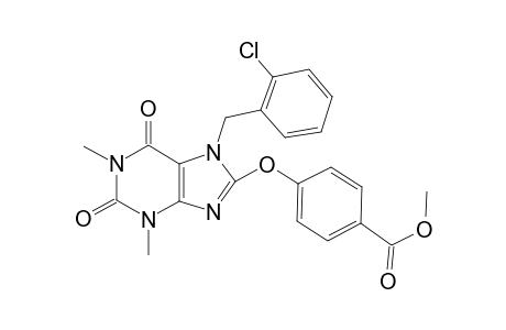 benzoic acid, 4-[[7-[(2-chlorophenyl)methyl]-2,3,6,7-tetrahydro-1,3-dimethyl-2,6-dioxo-1H-purin-8-yl]oxy]-, methyl ester