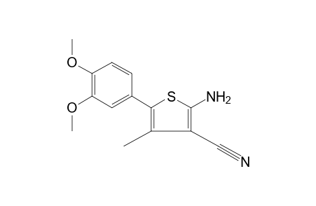 2-amino-5-(3,4-dimethoxyphenyl)-4-methyl-3-thiophenecarbonitrile