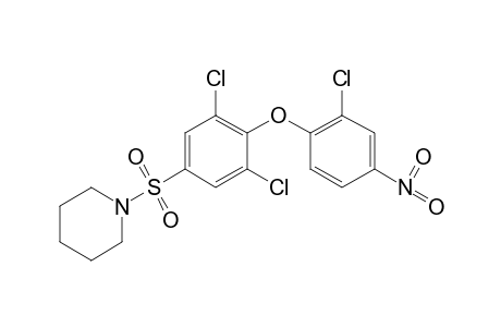 1-{[4-(2-chloro-4-nitrophenoxy)-3,5-dichlorophenyl]sulfonyl}piperidine