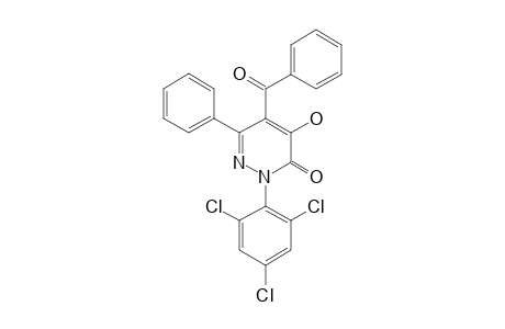 5-BENZOYL-4-HYDROXY-6-PHENYL-2-(2,4,6-TRICHLOROPHENYL)-2H-PYRIDAZIN-3-ONE