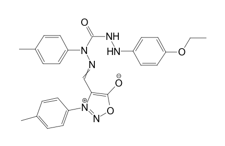 3-(4-Methylphenyl)sydnon-4-ylaldehyde 5-(4-ethoxyphenyl)-2-(4-methylphenyl)carbazone