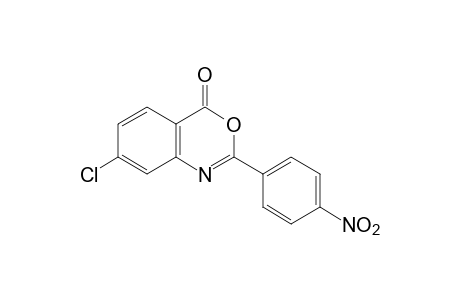 7-chloro-2-(p-nitrophenyl)-4H-3,1-benzoxazin-4-one