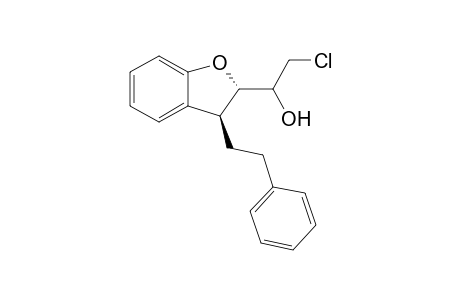 (2'S,3'S)-2-Chloro-1-[3'-(2"-phenylethyl)-2',3'-dihydro-2'-benzofuryl]ethanol