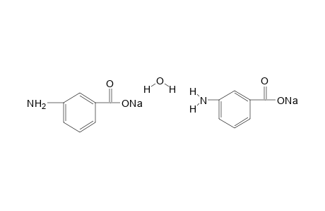 m-aminobenzoic acid, sodium salt