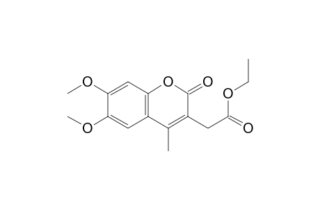 6,7-Dimethoxy-3-(ethoxycarbonylmethyl)-4-methylcoumarin