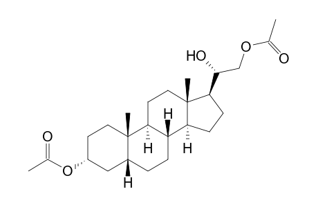 5β-pregnane-3α, 20β, 21-triol, 3,21-diacetate