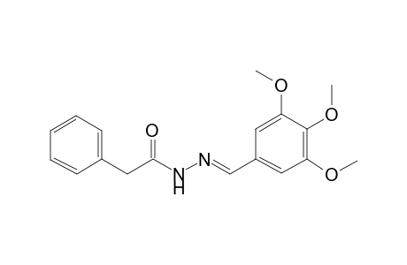 benzeneacetic acid, 2-[(E)-(3,4,5-trimethoxyphenyl)methylidene]hydrazide