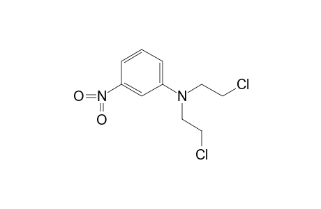 Aniline, N,N-bis(2-chloroethyl)-m-nitro-