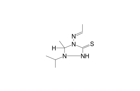 1-ISOPROPYL-4-ETHYLIDENAMINO-5-METHYL-1,2,4-TRIAZOLIDIN-3-THIONE