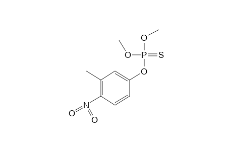 phosphorothioic acid, O,O-dimethyl O-4-nitro-m-tolyl ester