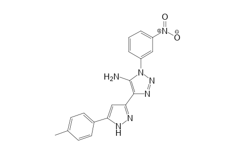 3-(3-nitrophenyl)-5-[3-(p-tolyl)-1H-pyrazol-5-yl]triazol-4-amine